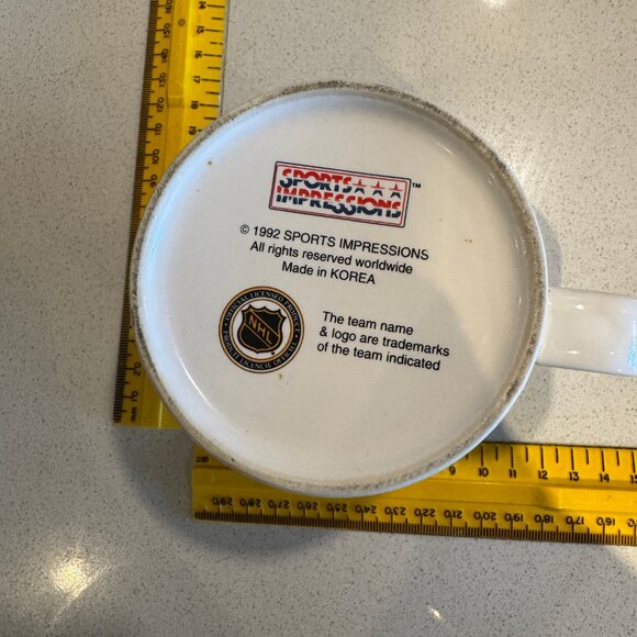 vintage san jose sharks ceramic mug made in korea - Picture 7 of 14